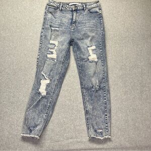 Tinseltown Jr’s Distressed Ripped Jeans Acid Wash Skinny size 13